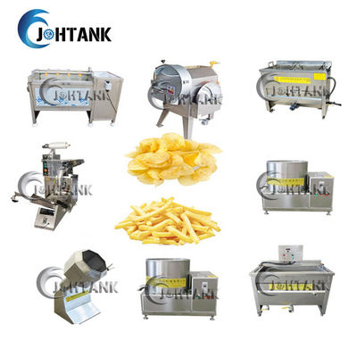 2000kg/h παγωμένες τηγανιτές πατάτες που κάνουν τη μικρή κλίμακα μηχανών, τσιπ μπανανών που κατασκευάζει τη μηχανή