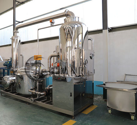 Υψηλή κενή Fryer παραγωγικότητας μηχανή για το εργοστάσιο τροφίμων πρόχειρων φαγητών