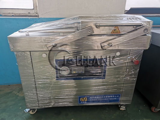 2kW διπλή μηχανή κενής συσκευασίας αιθουσών 220V 380V