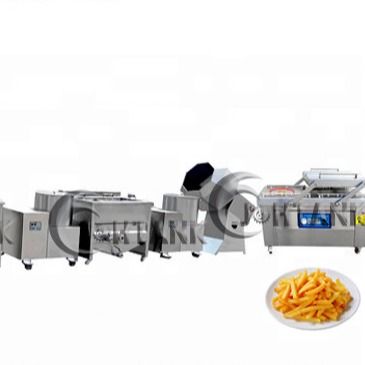 Μικρής κλίμακας πλήρως αυτόματη μηχανή 500kg/H τηγανιτών πατατών