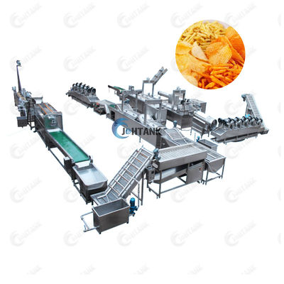 Ημι αυτόματη παγωμένη γραμμή παραγωγής 2000kg/H τηγανιτών πατατών