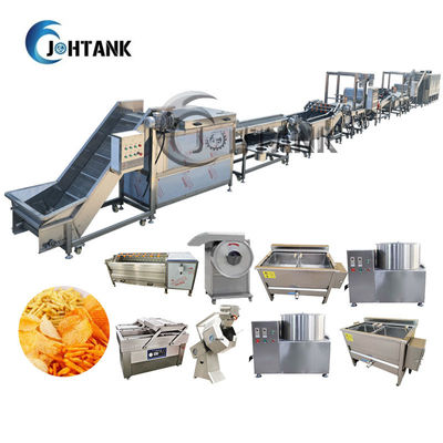 500kg/H παγωμένη γραμμή παραγωγής τηγανιτών πατατών