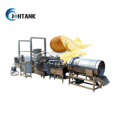 500kg/h πλήρως αυτόματα τσιπ μπανανών που καθιστούν την πατάτα μηχανών παγωμένη τηγανισμένη