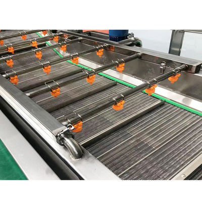 Βιομηχανική αυτόματη καθαρίζοντας μηχανή πλύσης λαχανικών και φρούτων για τη σαλάτα ντοματών