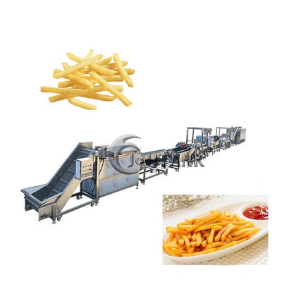 Ηλεκτρική γραμμή παραγωγής 500kg/h τσιπ πατατών για τα παγωμένα Plantain τηγανιτών πατατών τσιπ