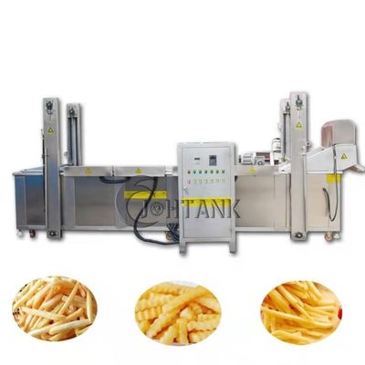 Ηλεκτρικό Fryer πετρελαίου θέρμανσης συνεχές ανοξείδωτο βαθμού τροφίμων